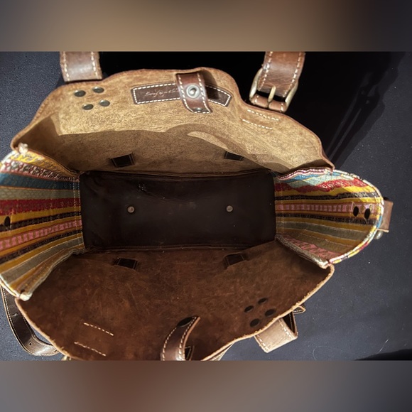 Oak River Mini Chocolate Market Tote - Picture 5 of 6